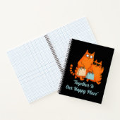 Carnet Shopping Day Cat Love Spiral Notebook (Intérieur)