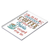 Carnet Si ça implique du café et des essais, comptez-moi (Côté gauche)