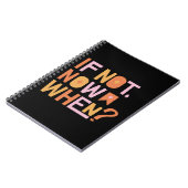 Carnet Si ce n'est pas maintenant (Côté gauche)