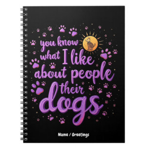 Carnet Si je ne peux pas amener mon chien, je ne vais pas