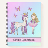 Carnet Si Jolie école "My Unicorn" (Devant)