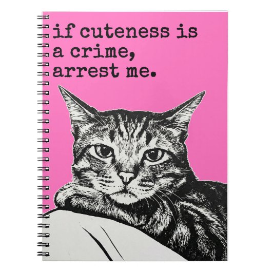 Carnet Si la mignonnerie est un crime (Devant)