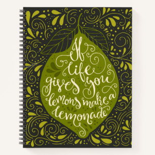 Carnet Si La Vie Vous Donne Des Citrons Font Une Lémonad