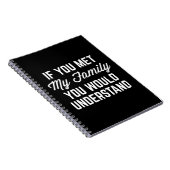 Carnet Si Vous Avez Rencontré Ma Citation Amusante De Ma  (Côté Droit)