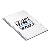 Carnet Si vous ne pouvez pas le réutiliser, refusez le Ca (Côté Droit)