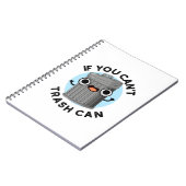 Carnet Si vous ne pouvez pas poubelle Peut poubelle drôle (Côté gauche)
