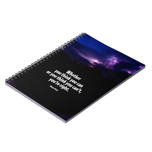 Carnet Si vous pensez vous pouvez de motivation citer (Côté gauche)