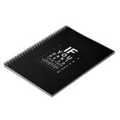 Carnet Si vous pouvez lire ce tableau de test oculaire -  (Côté gauche)