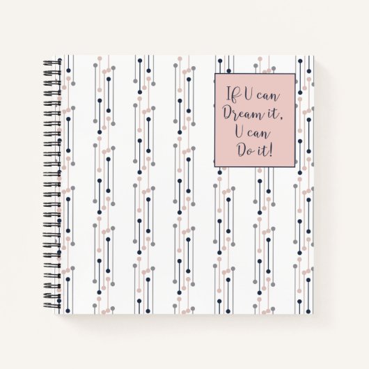 Carnet Si Vous Pouvez Rêver Il Citer (Devant)