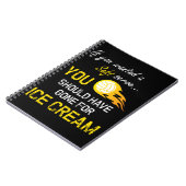 Carnet Si vous Recherchés une crème glacée molle de (Côté gauche)