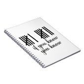 Carnet Si Vous Savez Vous Savez Six Sept 6 7 Maths (Côté Droit)
