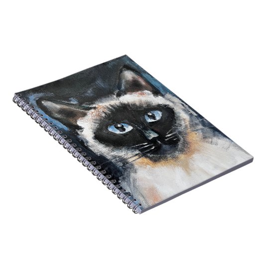 Carnet Siamese cat (Côté Droit)
