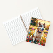 Carnet Siberian Husky Dog   (Intérieur)