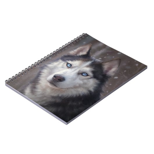 Carnet Sibérien Husky (Côté gauche)