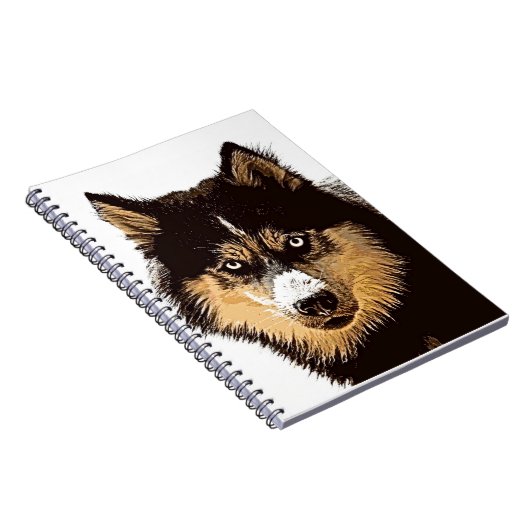 Carnet Sibérien Husky (Côté Droit)