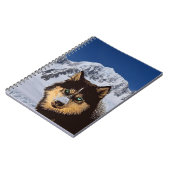 Carnet sibérien Husky (Côté gauche)