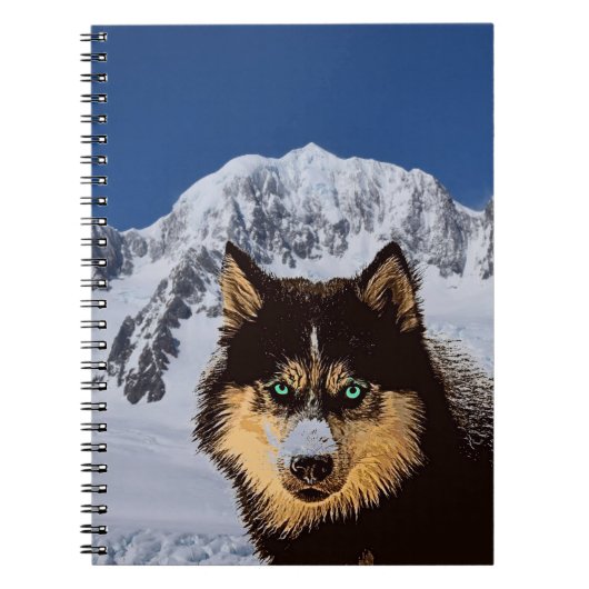 Carnet sibérien Husky (Devant)
