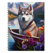 Carnet Sibérien Husky à la pagaie : une aventure Pittores (Devant)