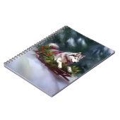 Carnet Sibérien Husky neige de Noël hiver (Côté gauche)