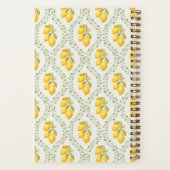 Carnet Sicilian Lemon + Sage Trellis Personalized (Verso)