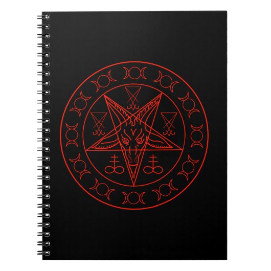 Carnet Sigil de lune triple de Baphomet et sigil de (Devant)