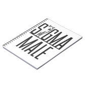 Carnet Sigma Homme Wolf Lone Loner Meme (Côté gauche)