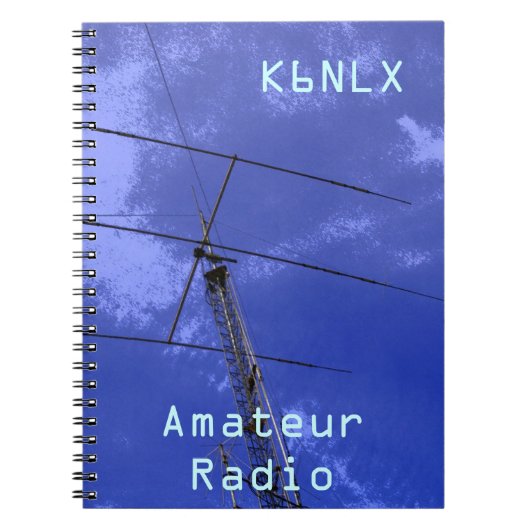 Carnet Signal d'appel radio amateur (Devant)