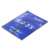 Carnet Signal d'appel radio amateur CQ DX (Côté gauche)