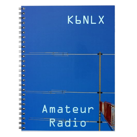 Carnet Signal d'appel radio amateur et poutre 3 (Devant)