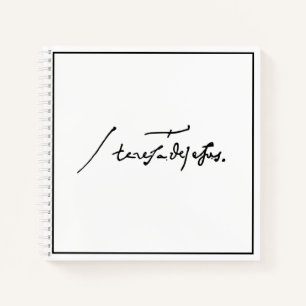 Carnet Signature de St Theresa d'Avila Heilige Theresa
