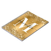 Carnet Signature or Parties scintillant or huile Monogram (Côté gauche)