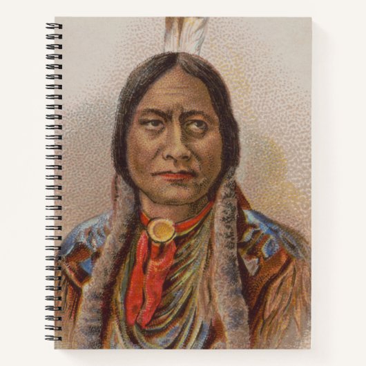Carnet Signaux de fumée : Lakota Indian Chief Sitting Bul (Devant)