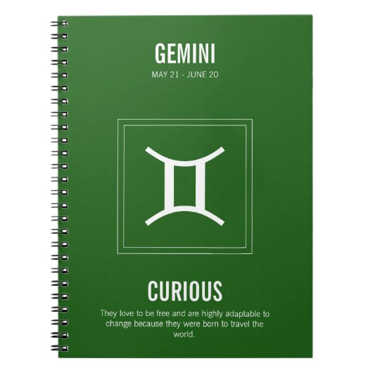Carnet SIGNE D'Astrologie Gemini (Devant)