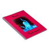 Carnet signe de paix de fille hippie (Côté Droit)