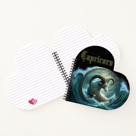 Carnet Signe du zodiaque Capricorne (Intérieur)