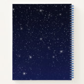Carnet Signe Gemini Constellation et Zodiaque avec étoile (Dos)