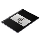 Carnet SIGNE Zodiaque chinois Dragon noir (Côté gauche)