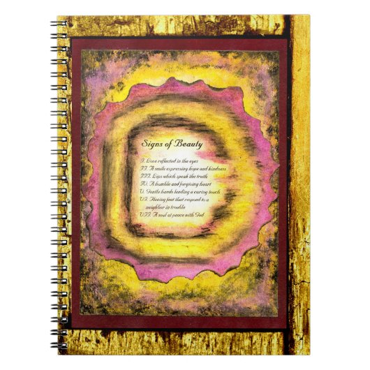 Carnet Signes de beauté (Devant)