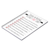 Carnet Signes d'être une dame folle (Côté gauche)