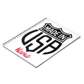 Carnet Signet Fabriqué aux États-Unis Thunder_Cove (Côté gauche)