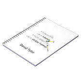 Carnet S'il ne rentre pas, (Côté gauche)