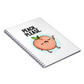 Carnet S'il vous plaît Pêche Pun Drôle de Fruit  (Côté Droit)