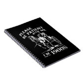 Carnet S'il vous plaît soyez patient avec moi Je suis Vin (Côté Droit)