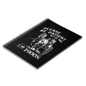 Carnet S'il vous plaît soyez patient avec moi Je suis Vin (Côté gauche)