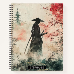 Carnet Silent Samouraï Forêt Cramoisi (1)