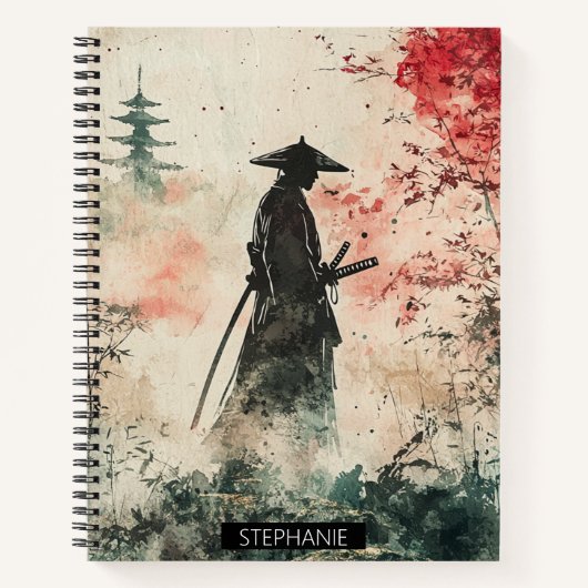 Carnet Silent Samouraï Forêt Cramoisi (1) (Devant)