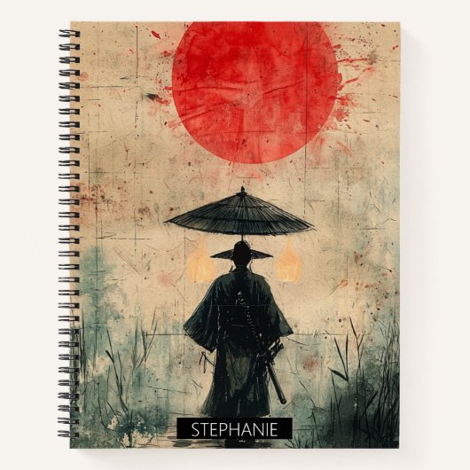 Carnet Silent Samouraï Forêt Cramoisie (2) (Devant)