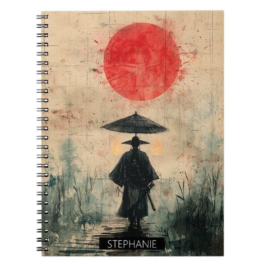 Carnet Silent Samurai Forêt Cramoisie (2) (Devant)