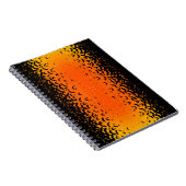 Carnet Silhouette Bats Vampire Dracula Halloween Motif (Côté Droit)