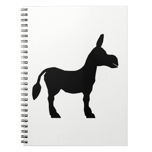 Carnet Silhouette d'âne (Devant)